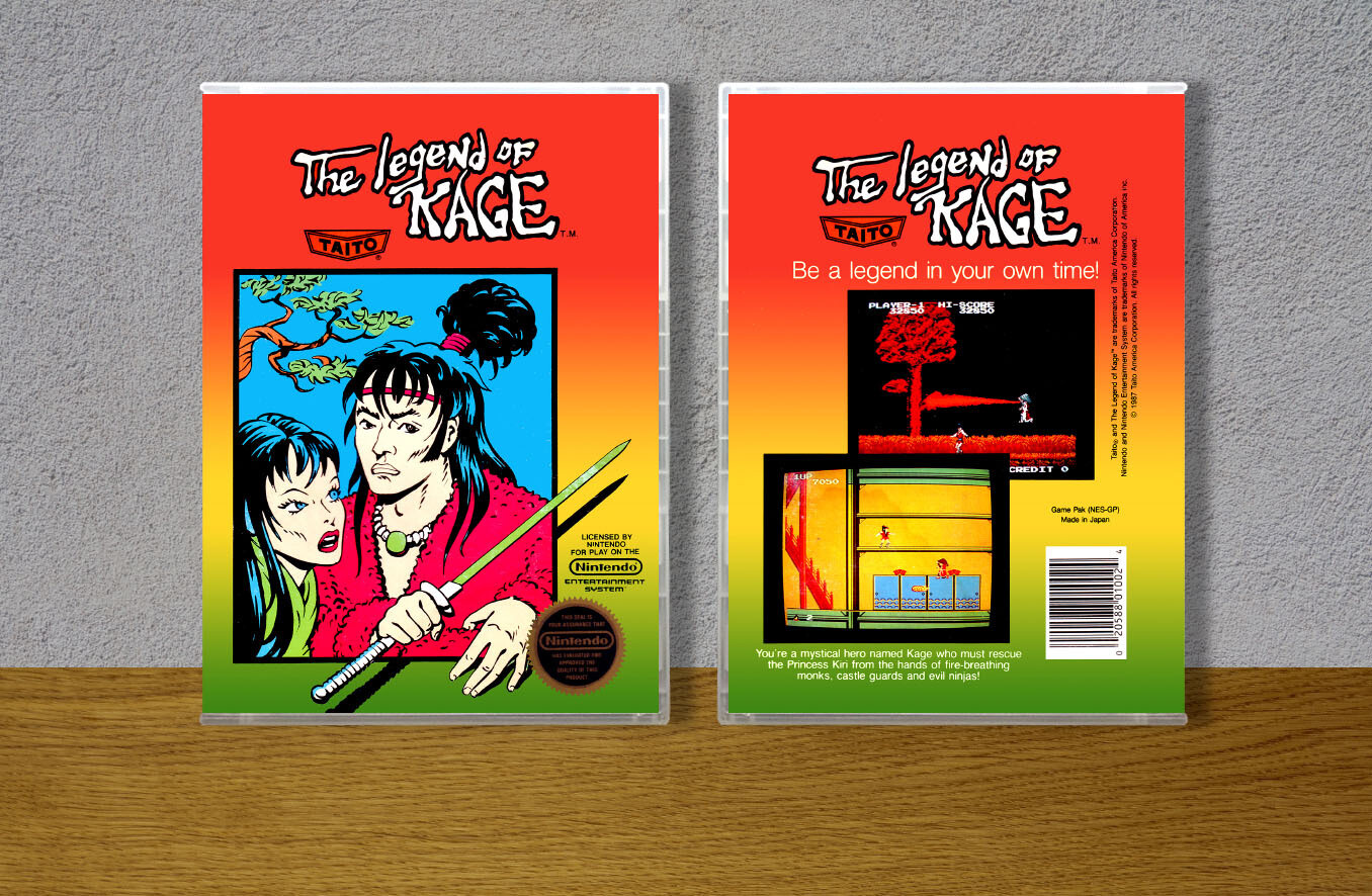 Legend of Kage, The, Case Color: CLEAR (Transparent)