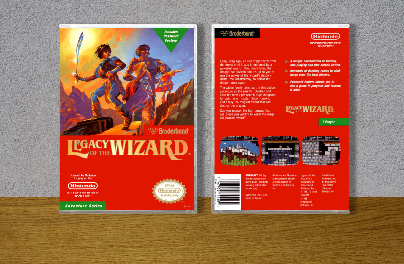 Legacy of the Wizard, Case Color: CLEAR (Transparent)