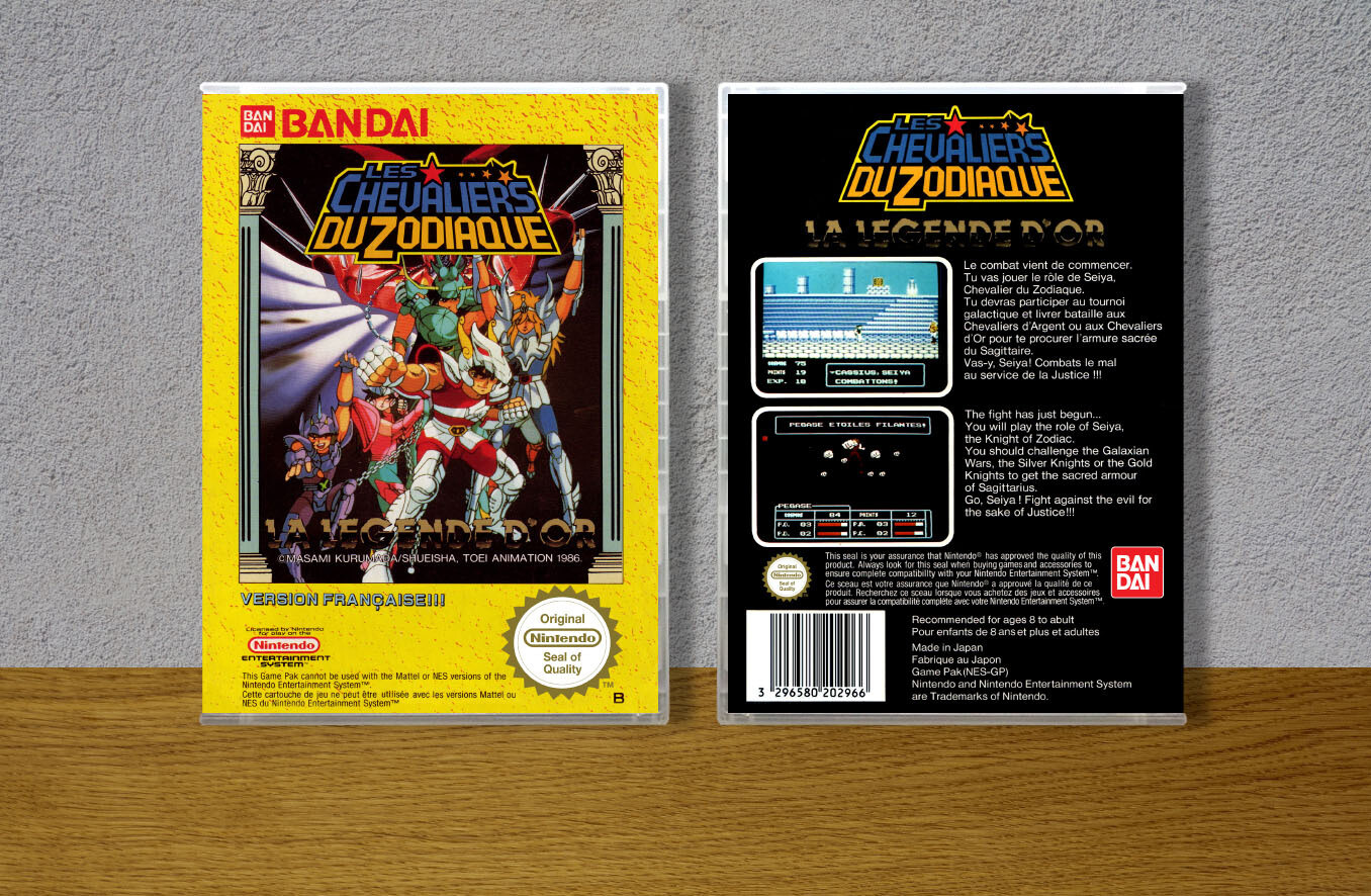 Les Chevaliers du Zodiaque, Case Color: CLEAR (Transparent)