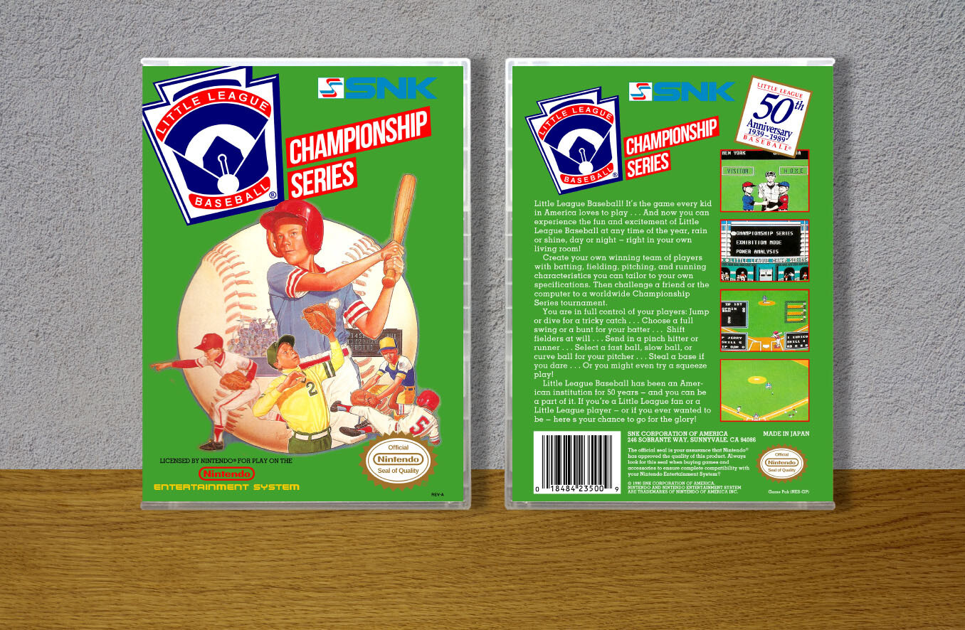 Little League Baseball: Championship Series, Case Color: CLEAR (Transparent)