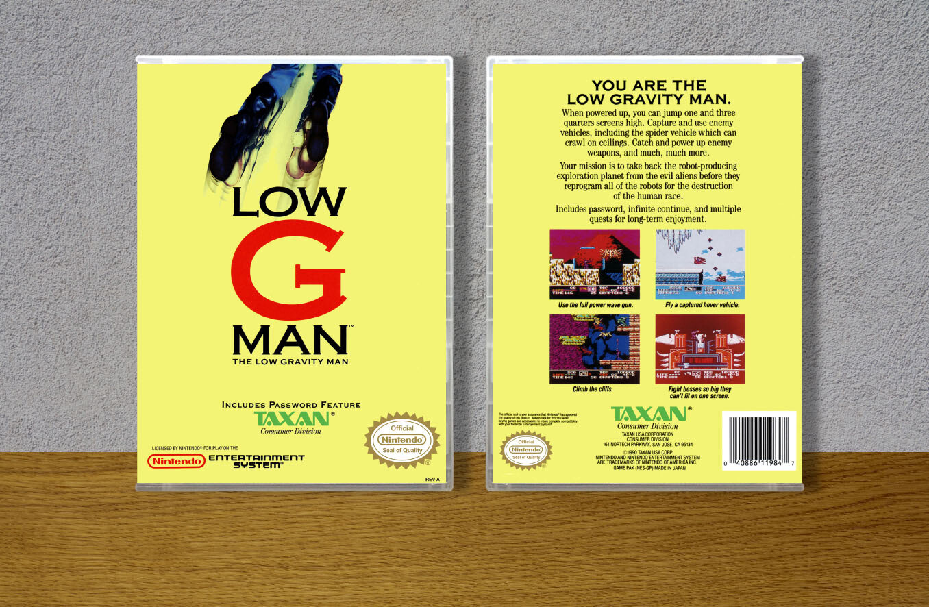 Low G Man, Case Color: CLEAR (Transparent)