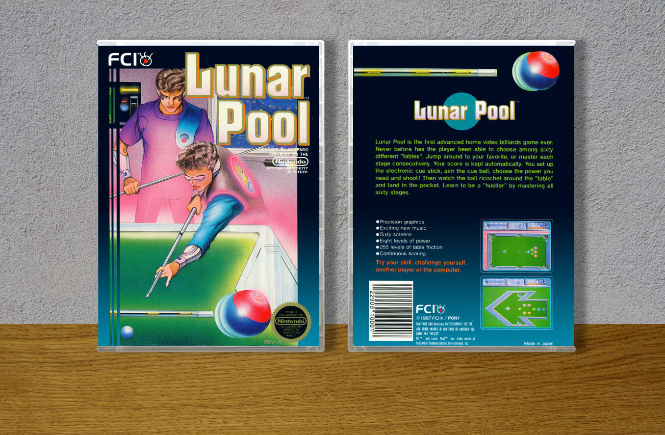 Lunar Pool, Case Color: CLEAR (Transparent)