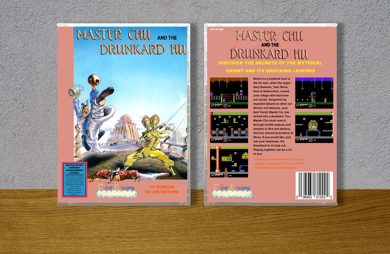 Master Chu and the Drunkard Hu, Case Color: CLEAR (Transparent)