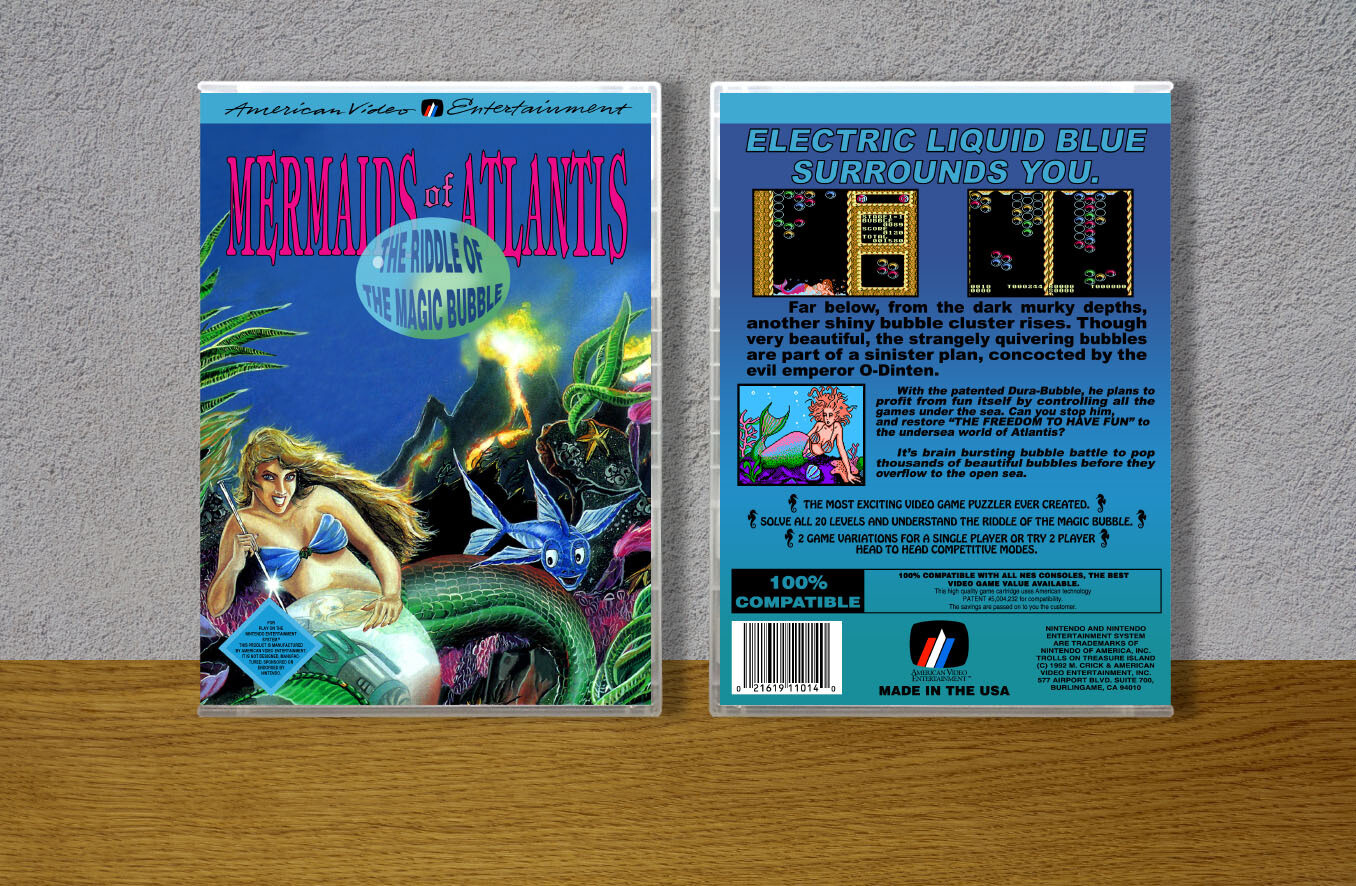 Mermaids of Atlantis, Case Color: CLEAR (Transparent)