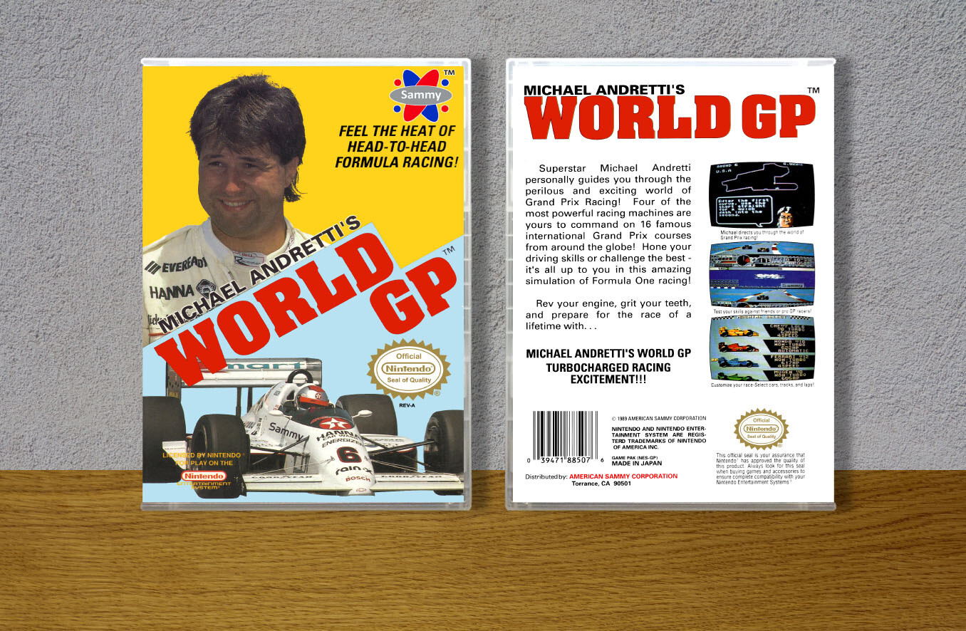 Michael Andretti's World GP, Case Color: CLEAR (Transparent)