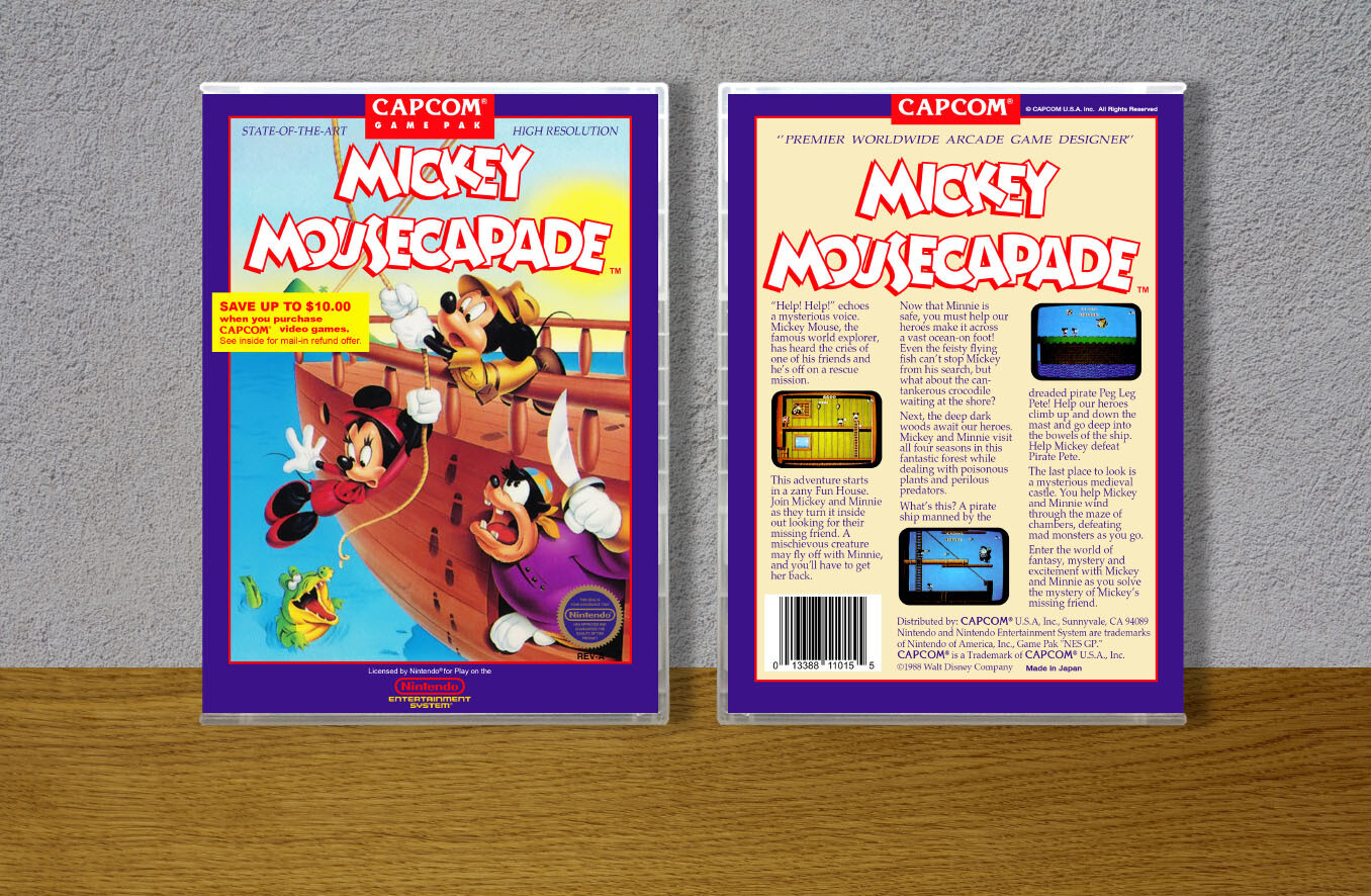 Mickey Mousecapade, Case Color: CLEAR (Transparent)