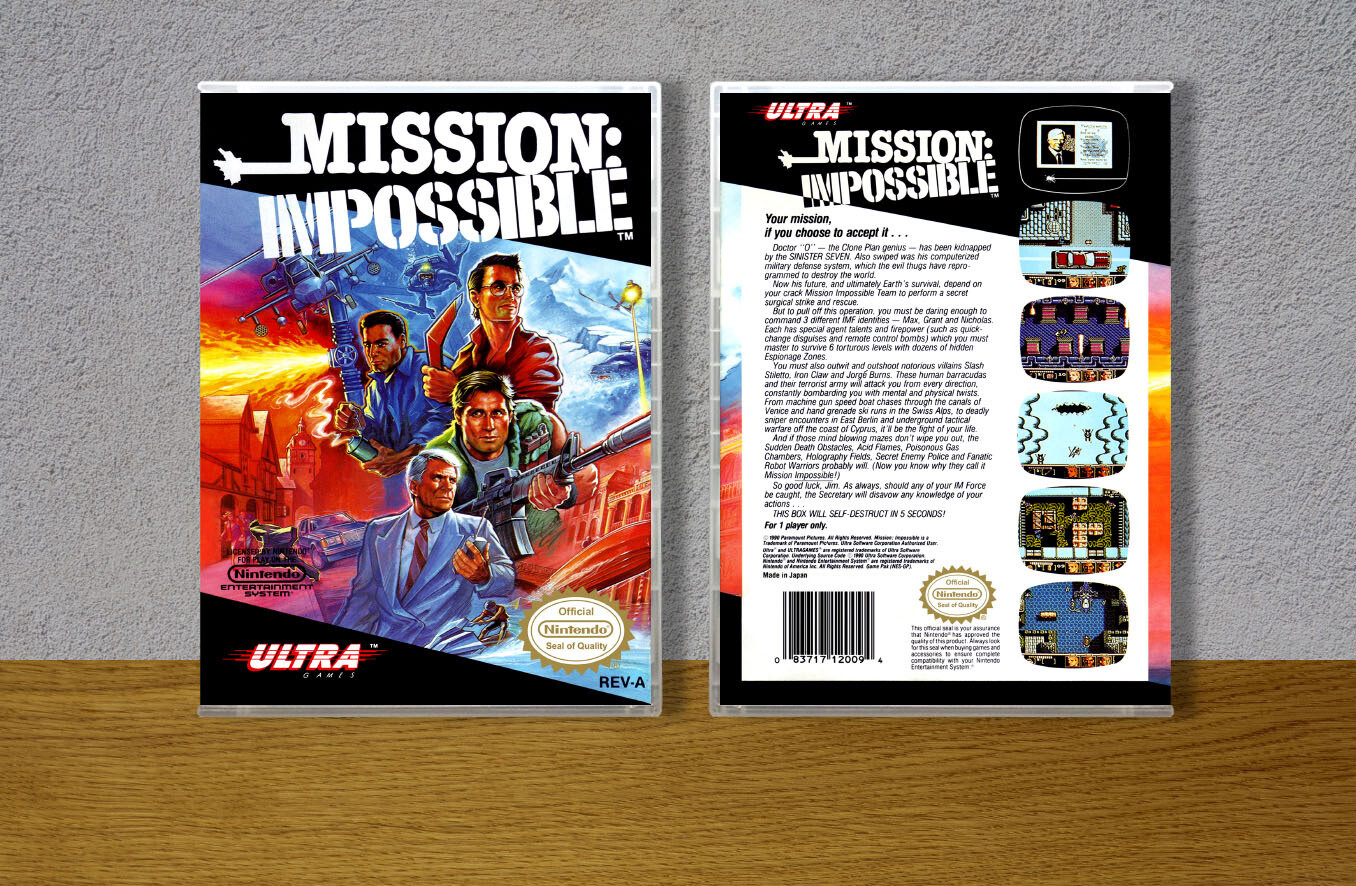 Mission Impossible, Case Color: CLEAR (Transparent)