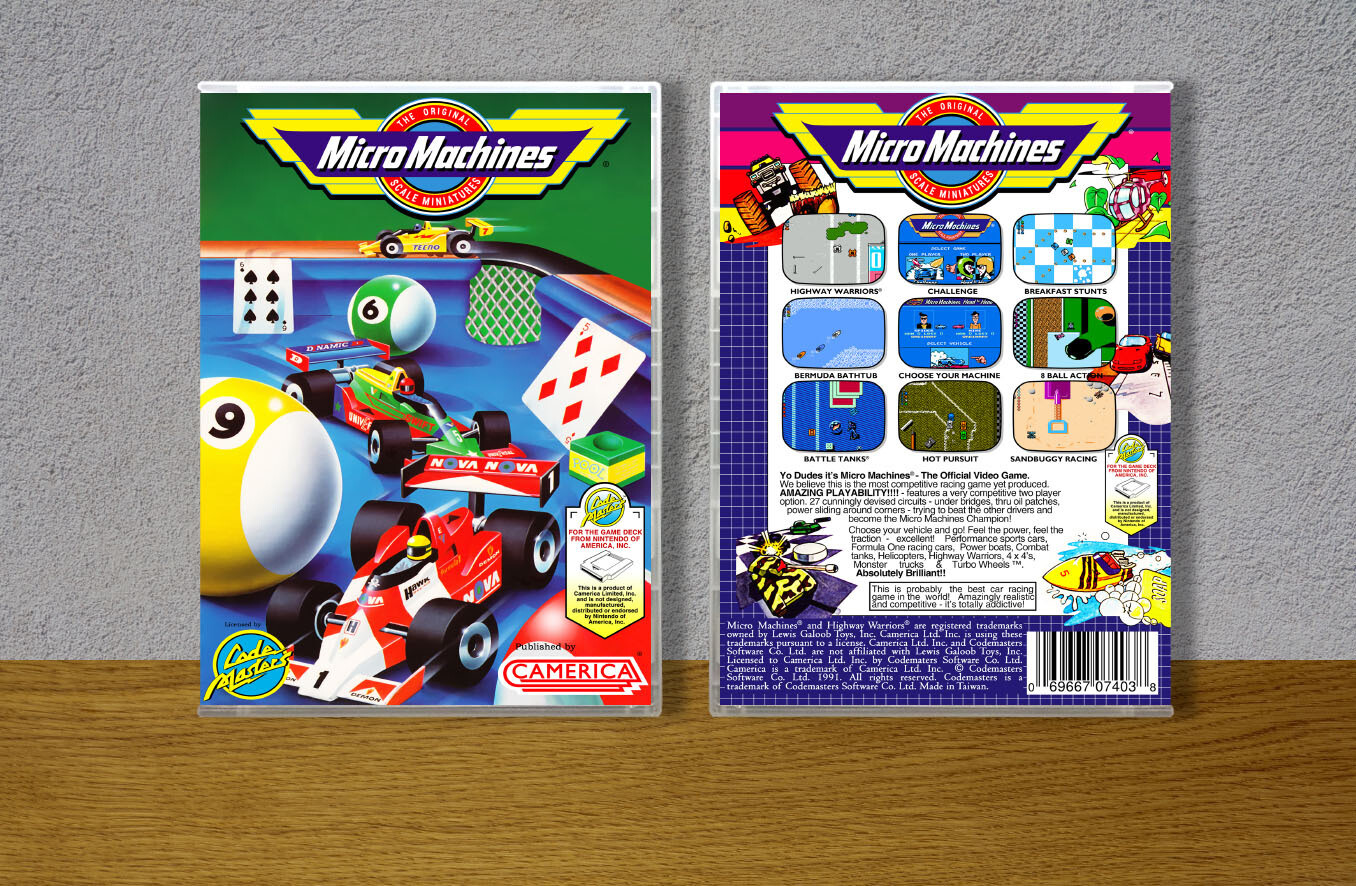 Micro Machines, Case Color: CLEAR (Transparent)