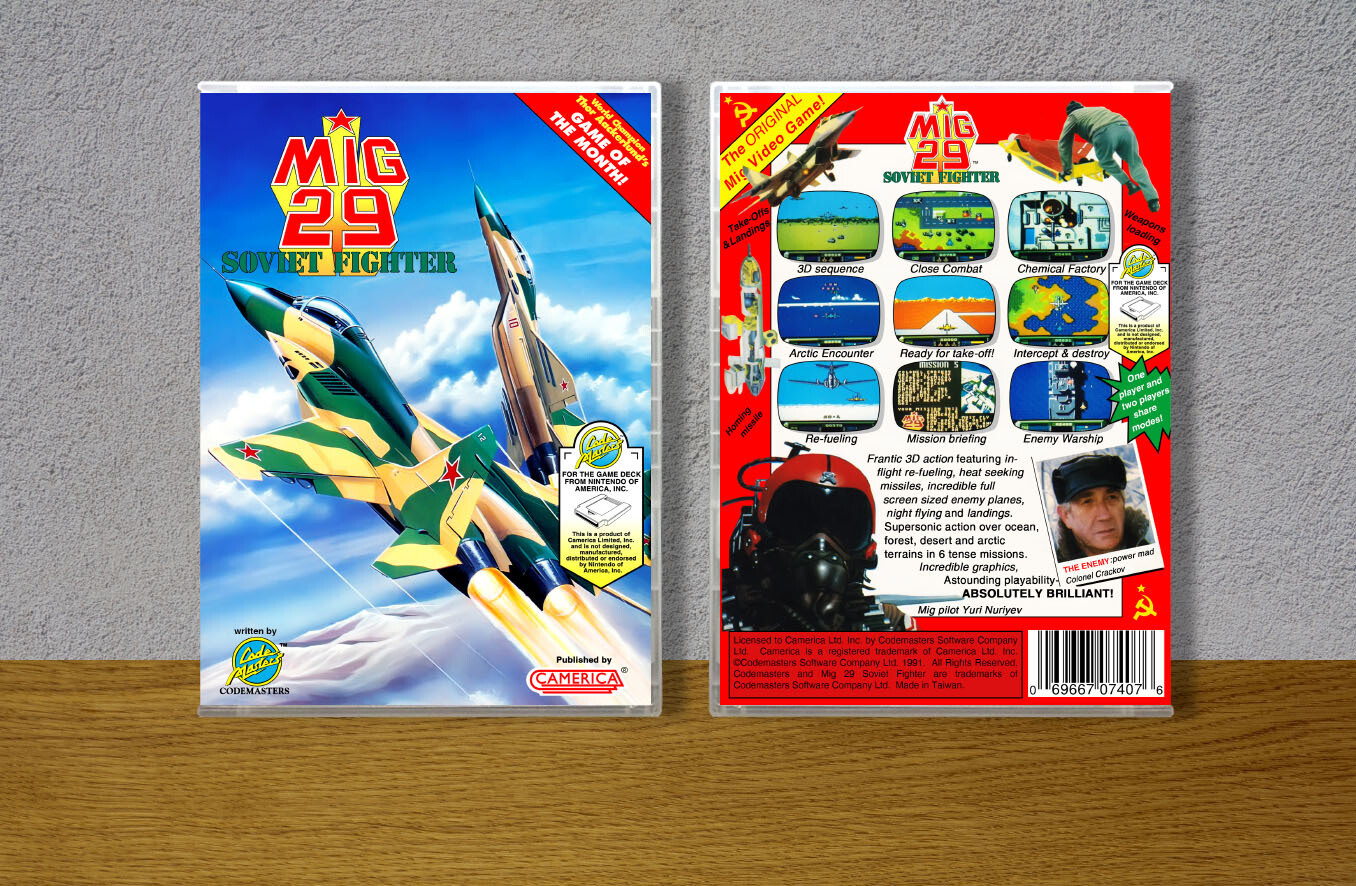 Mig 29: Soviet Fighter, Case Color: CLEAR (Transparent)