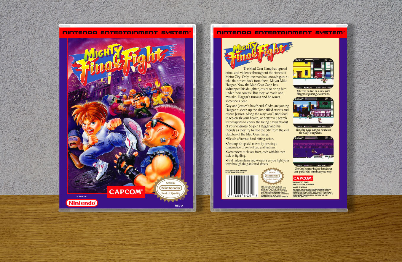 Mighty Final Fight, Case Color: CLEAR (Transparent)