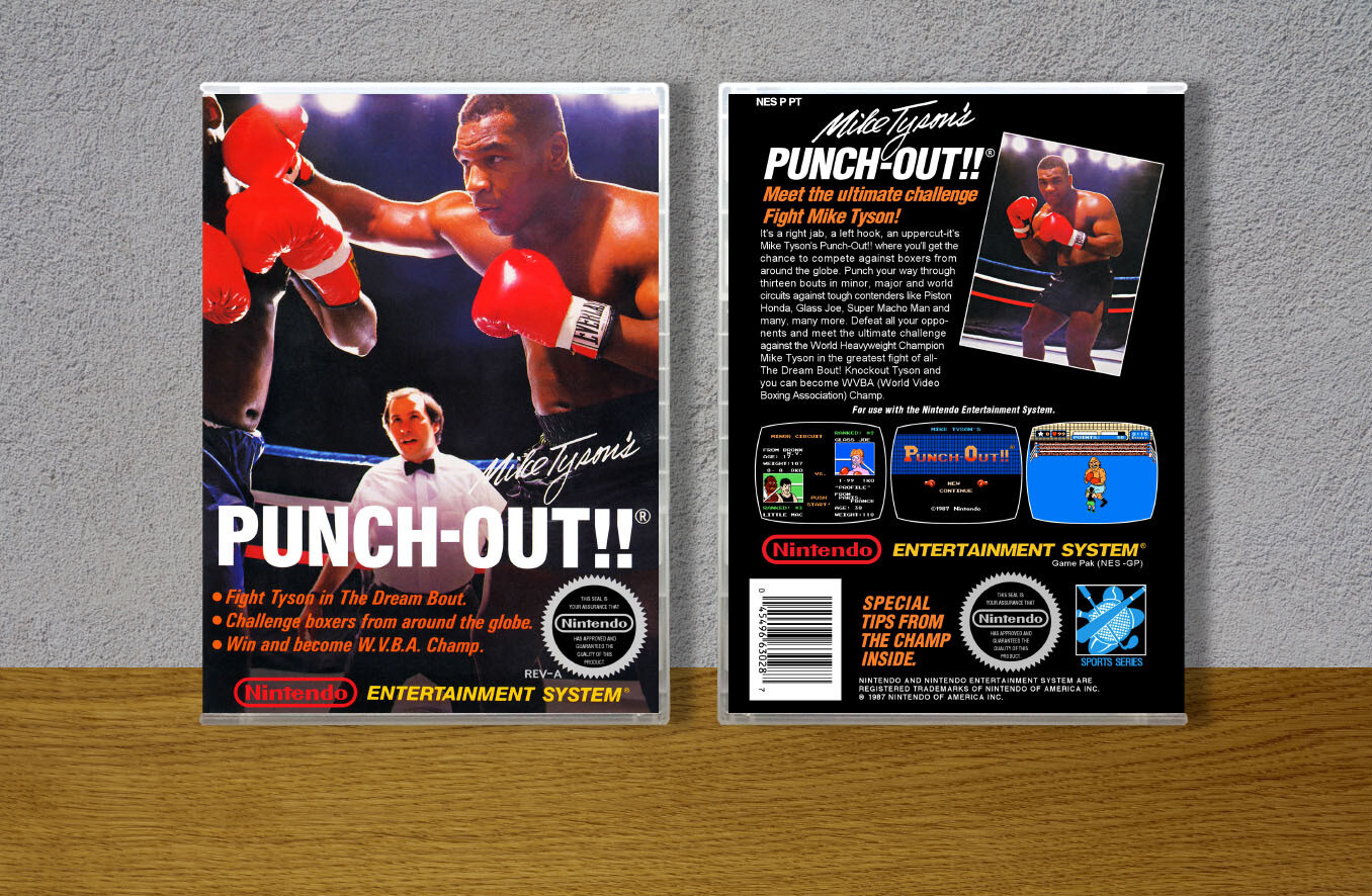 Mike Tyson's Punch Out!!, Case Color: CLEAR (Transparent)