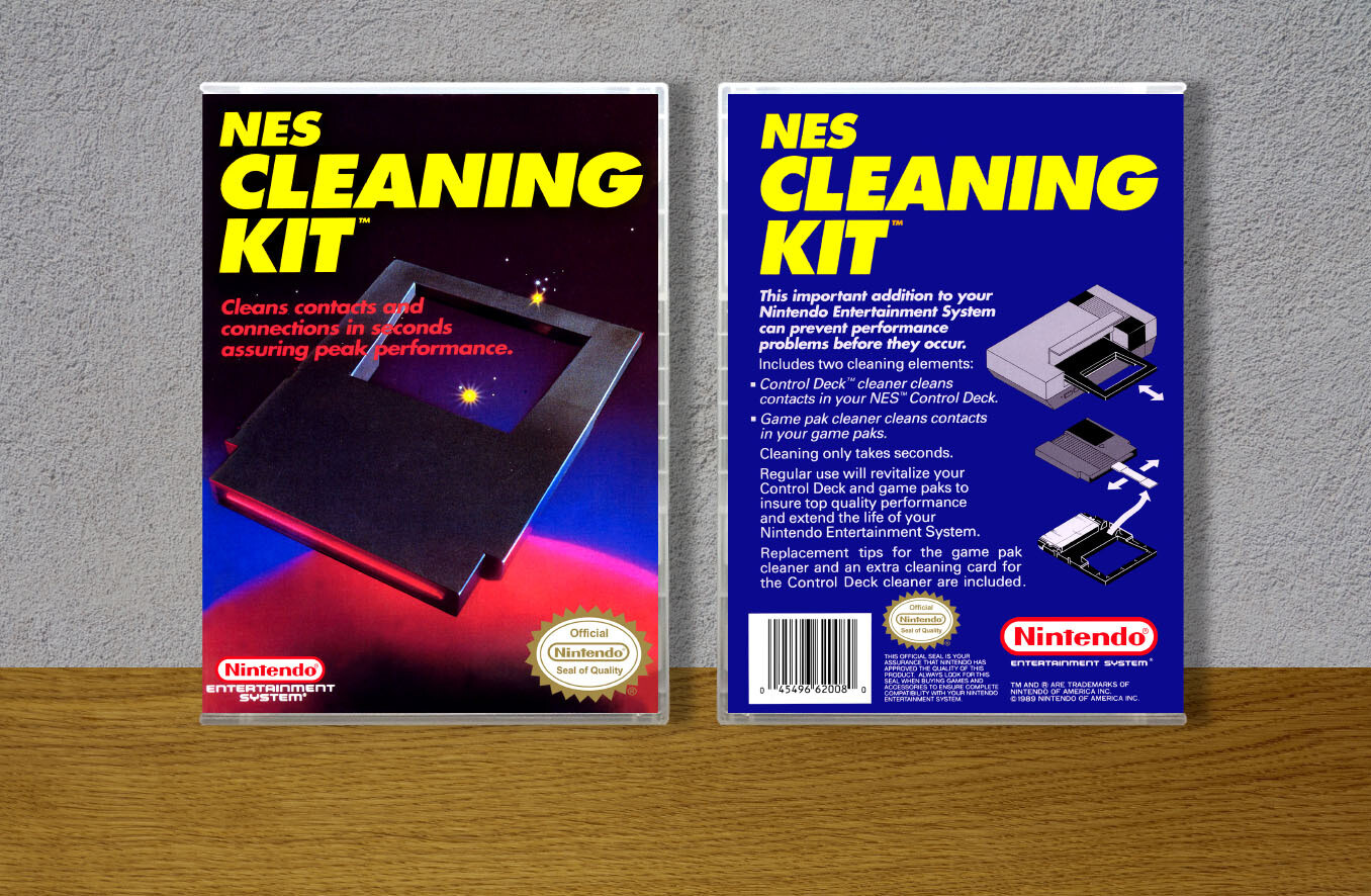 NES Cleaning Kit, Case Color: CLEAR (Transparent)