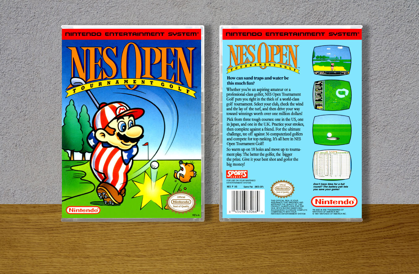 NES Open Tournament Golf, Case Color: CLEAR (Transparent)