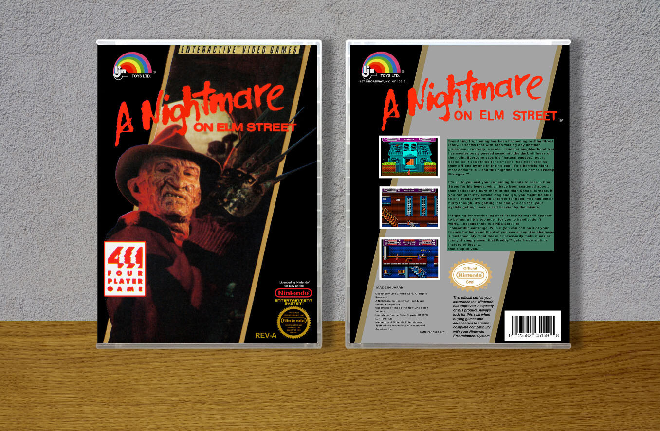Nightmare on Elm Street, A, Case Color: CLEAR (Transparent)
