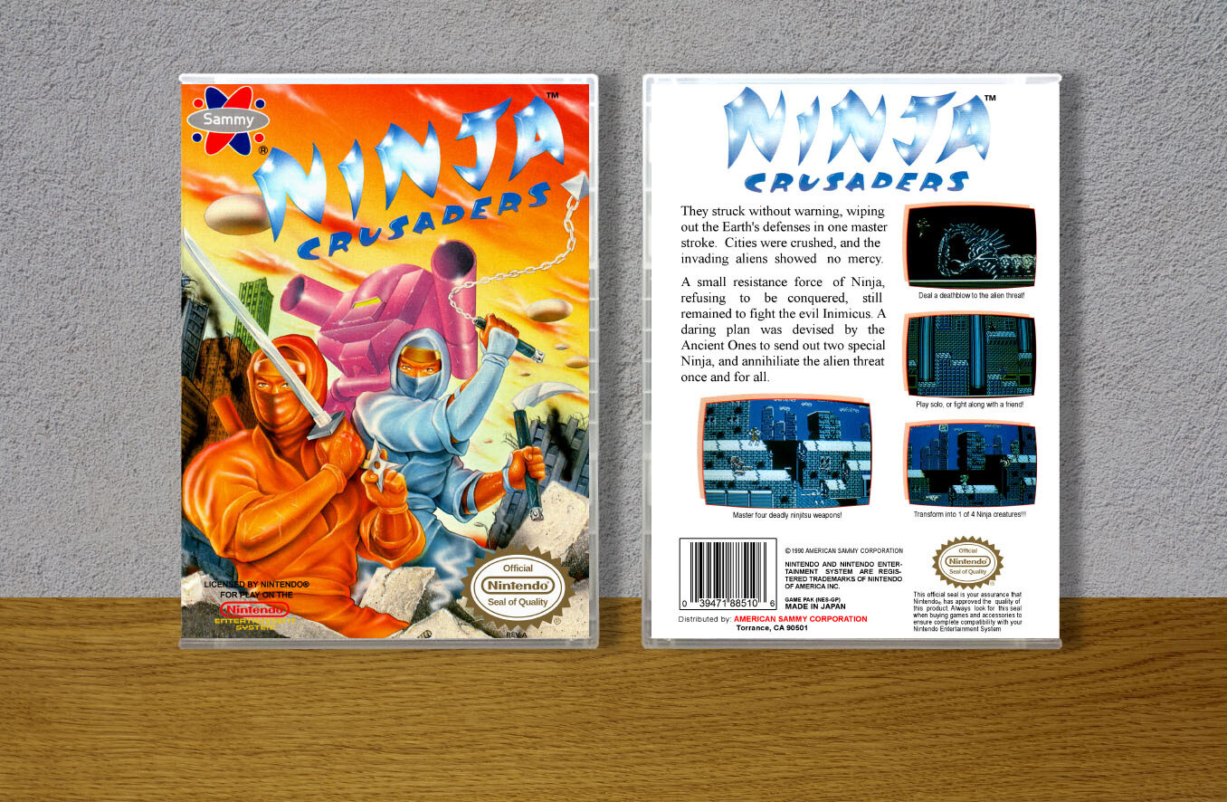 Ninja Crusaders, Case Color: CLEAR (Transparent)