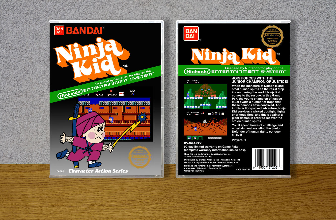 Ninja Kid, Case Color: CLEAR (Transparent)