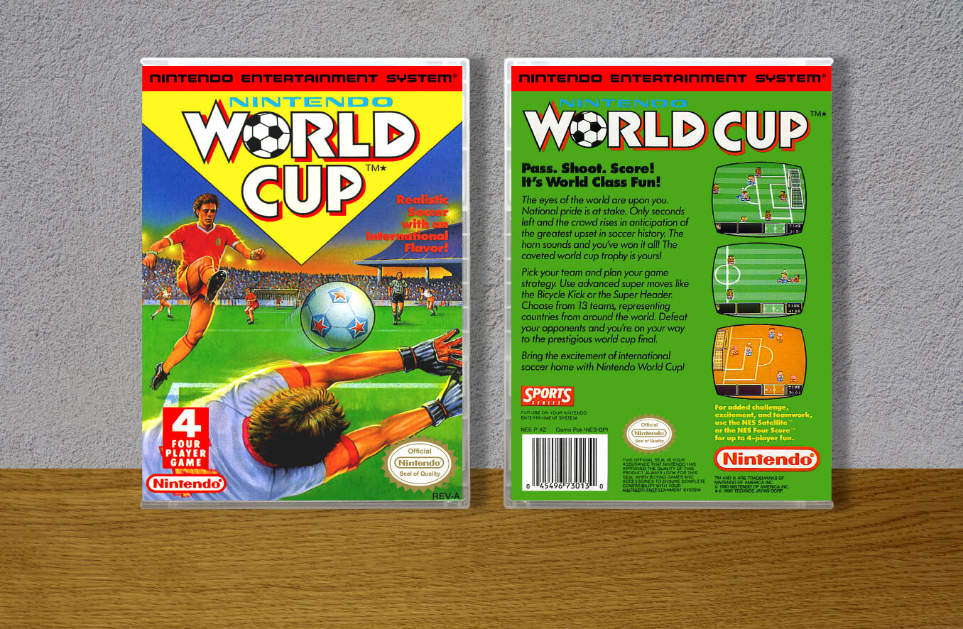 Nintendo World Cup, Case Color: CLEAR (Transparent)