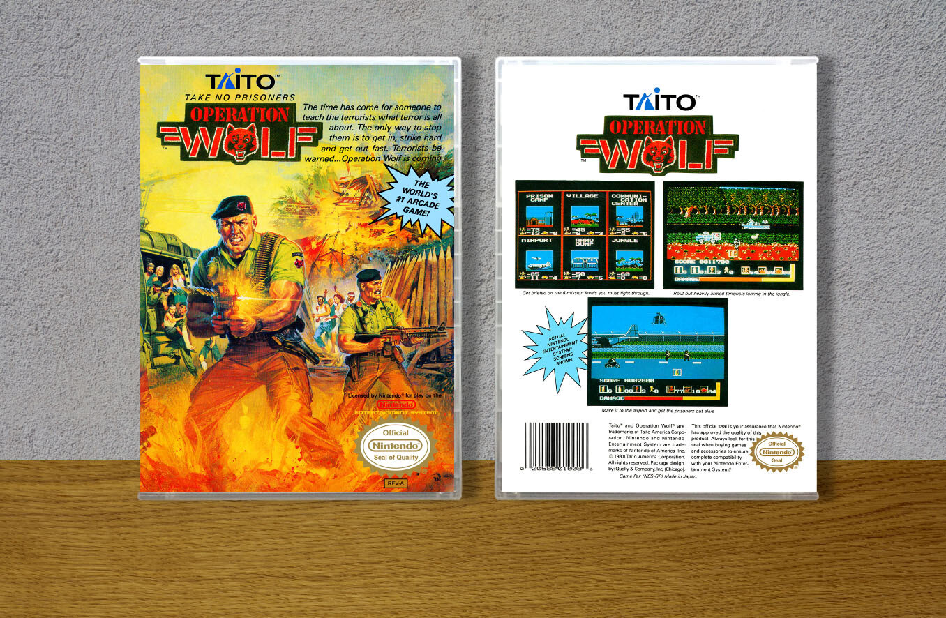 Operation Wolf, Case Color: CLEAR (Transparent)