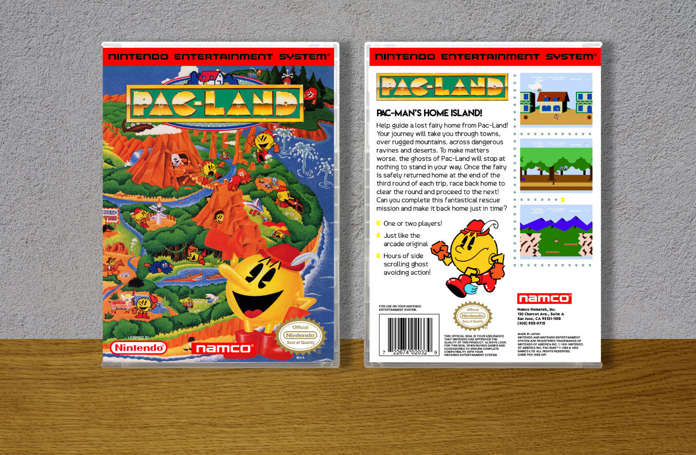 Pac-Land, Case Color: CLEAR (Transparent)