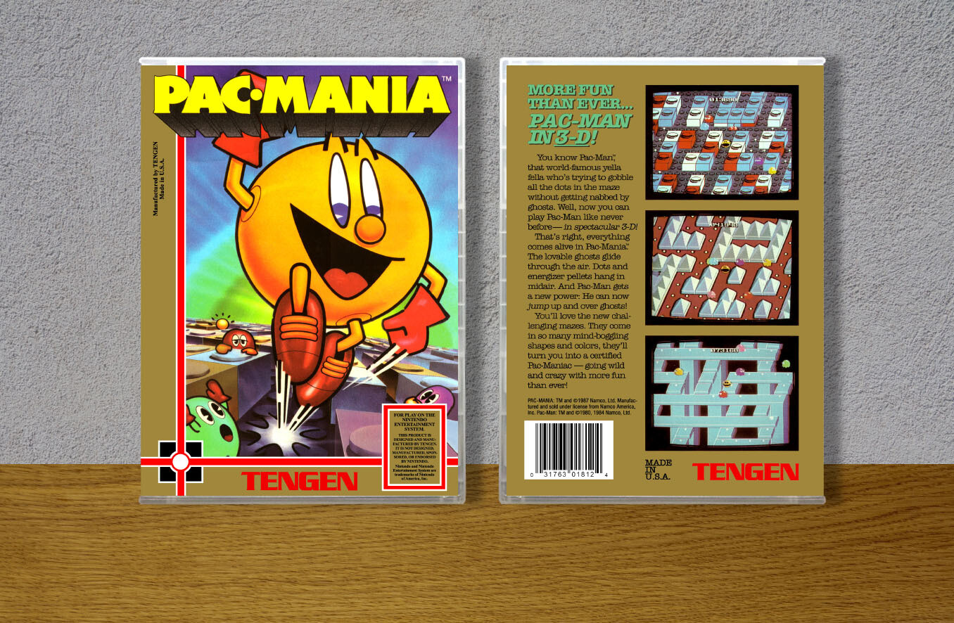 Pac-Mania, Case Color: CLEAR (Transparent)