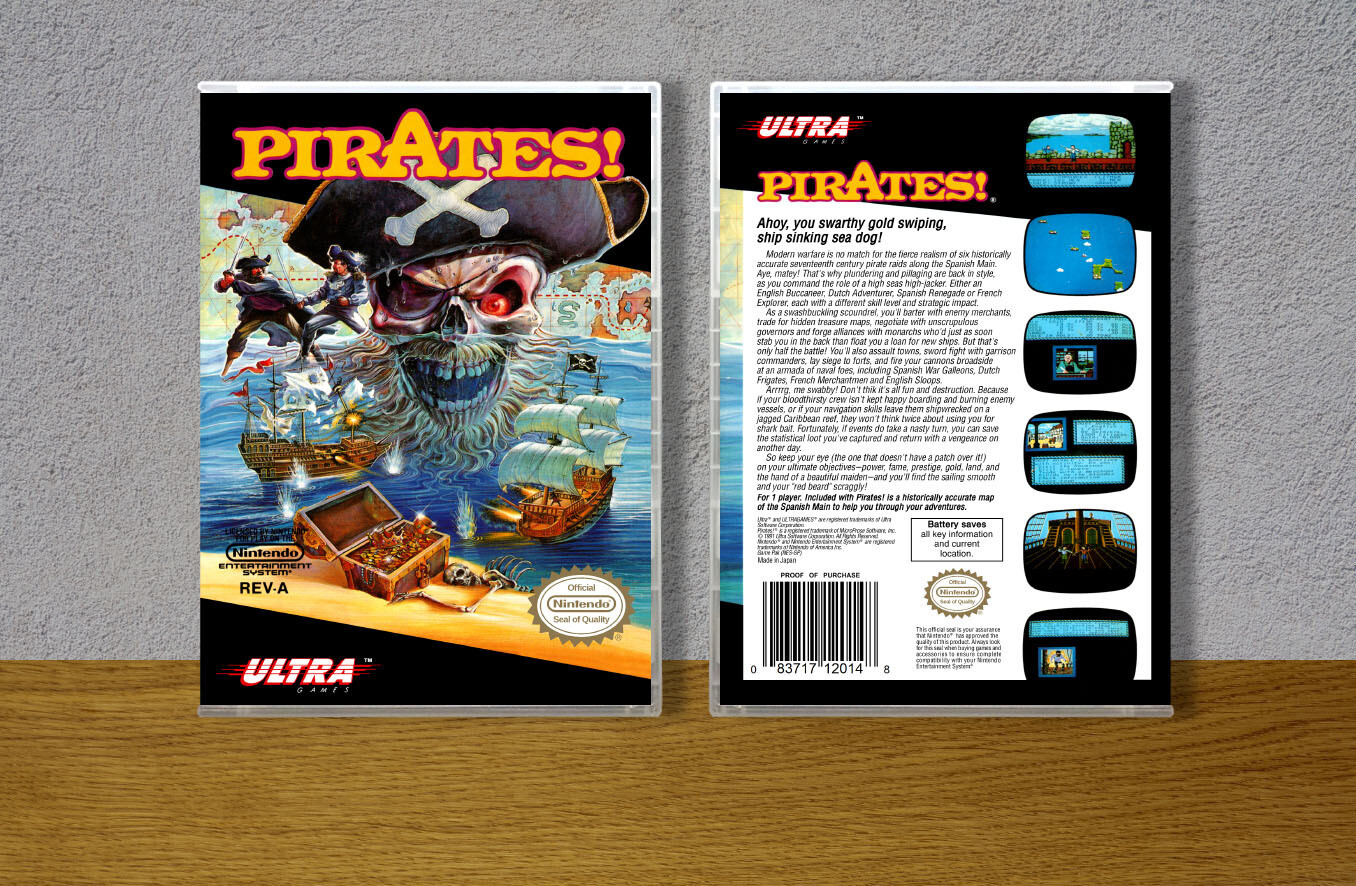 Pirates!, Case Color: CLEAR (Transparent)