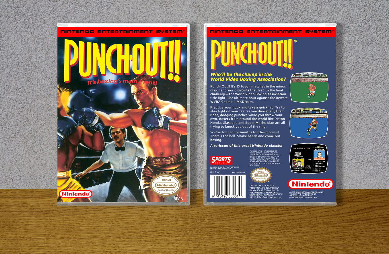 Punch Out!!, Case Color: CLEAR (Transparent)