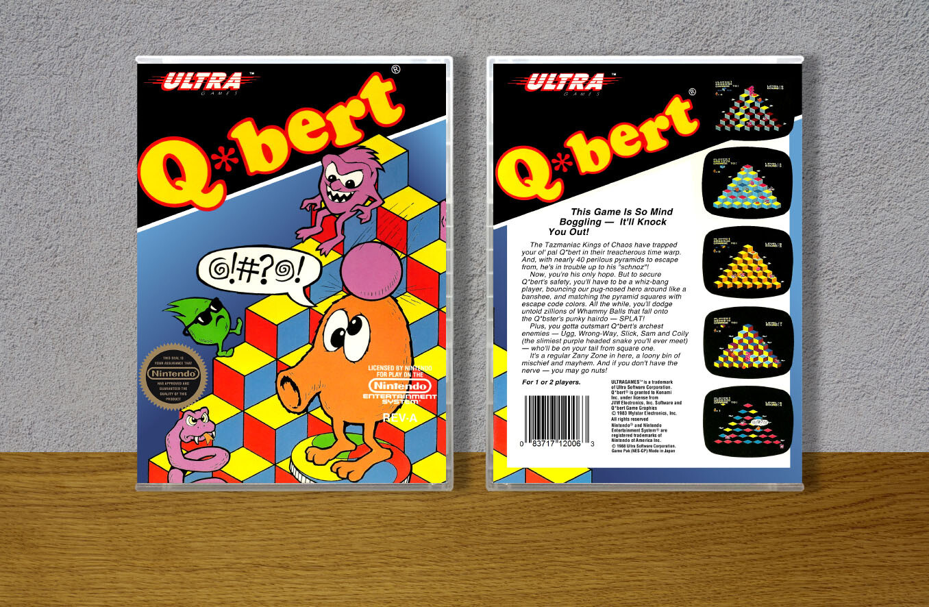 Q*bert, Case Color: CLEAR (Transparent)