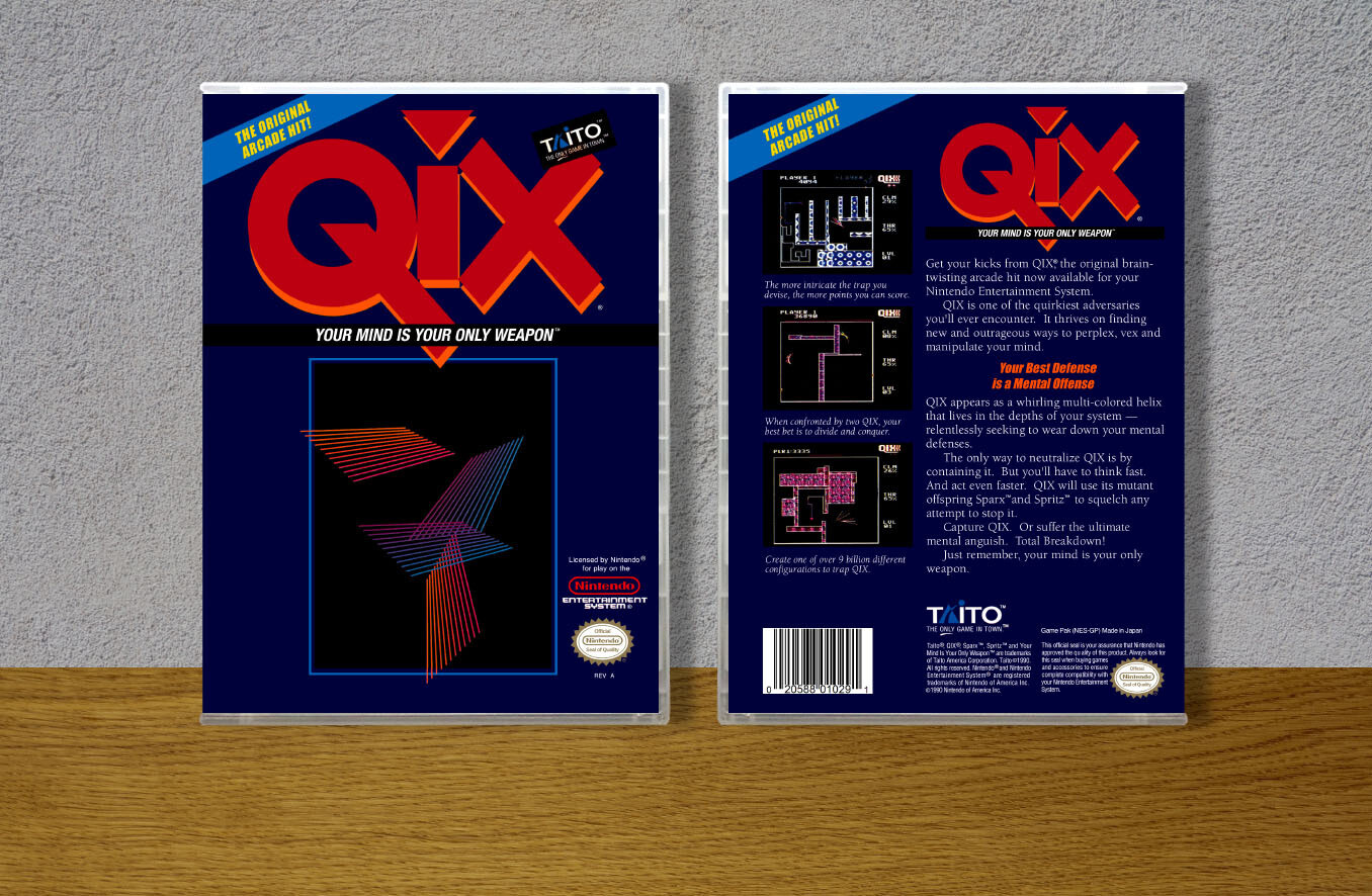 Qix, Case Color: CLEAR (Transparent)