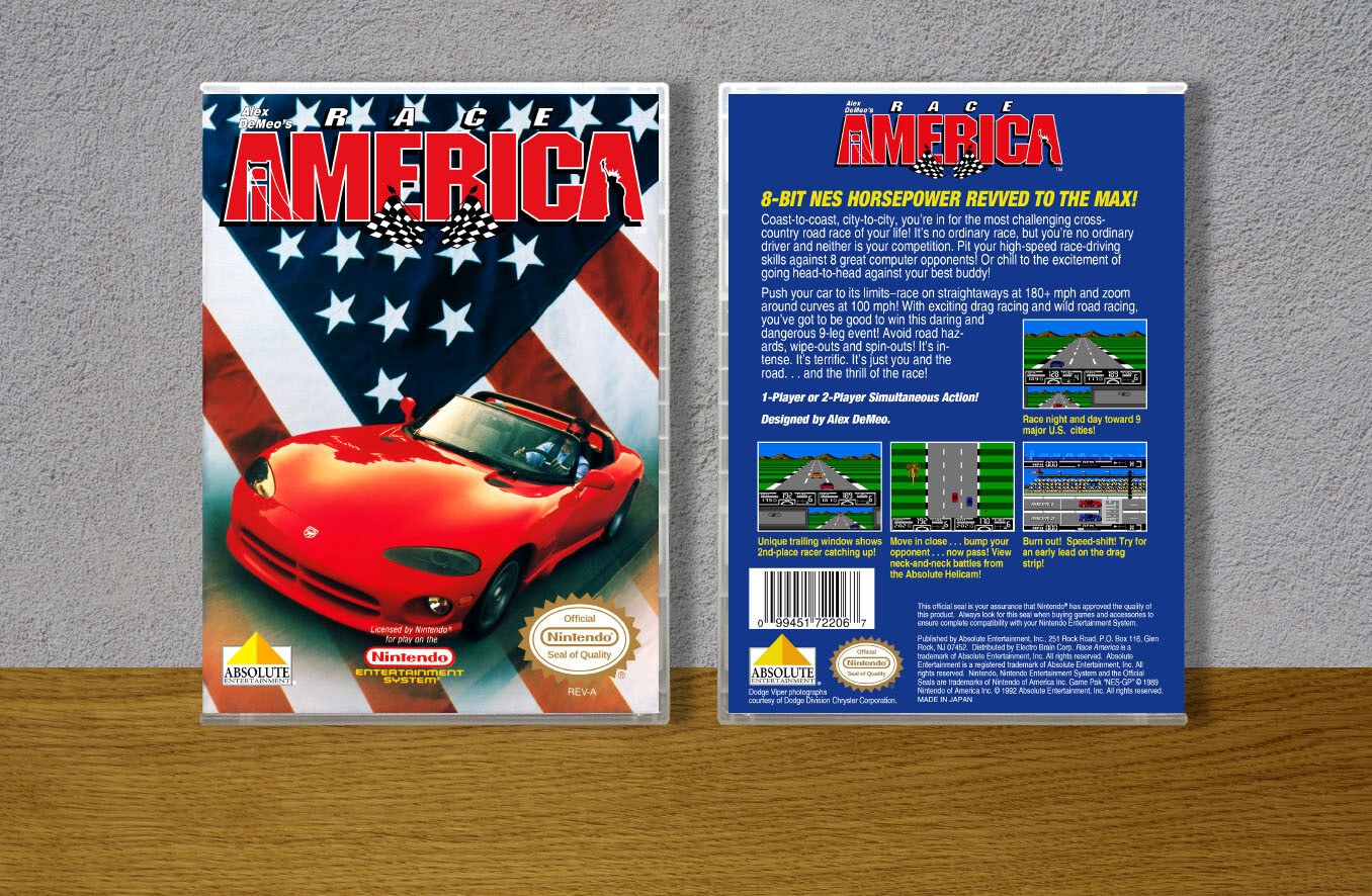 Race America, Case Color: CLEAR (Transparent)