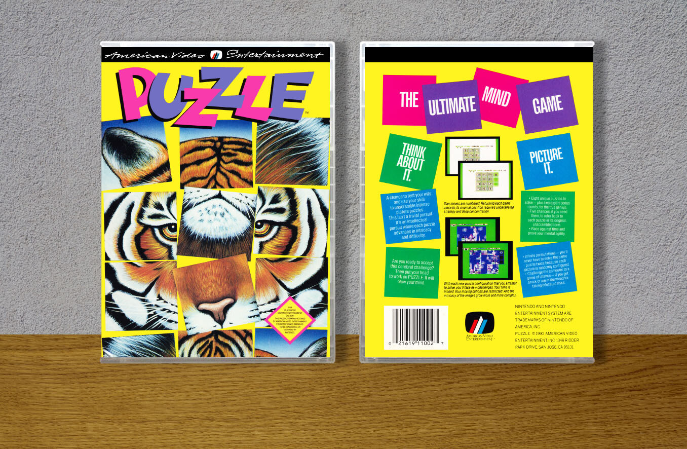 Puzzle, Case Color: CLEAR (Transparent)