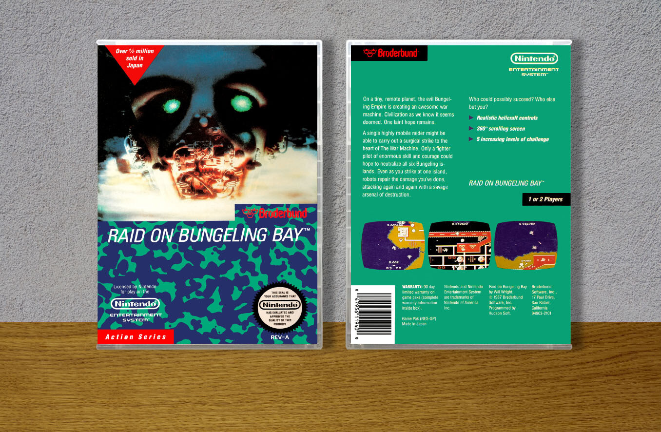 Raid on Bungeling Bay, Case Color: CLEAR (Transparent)