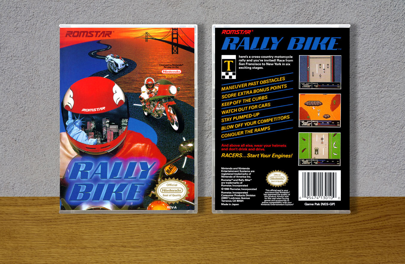 Rally Bike, Case Color: CLEAR (Transparent)