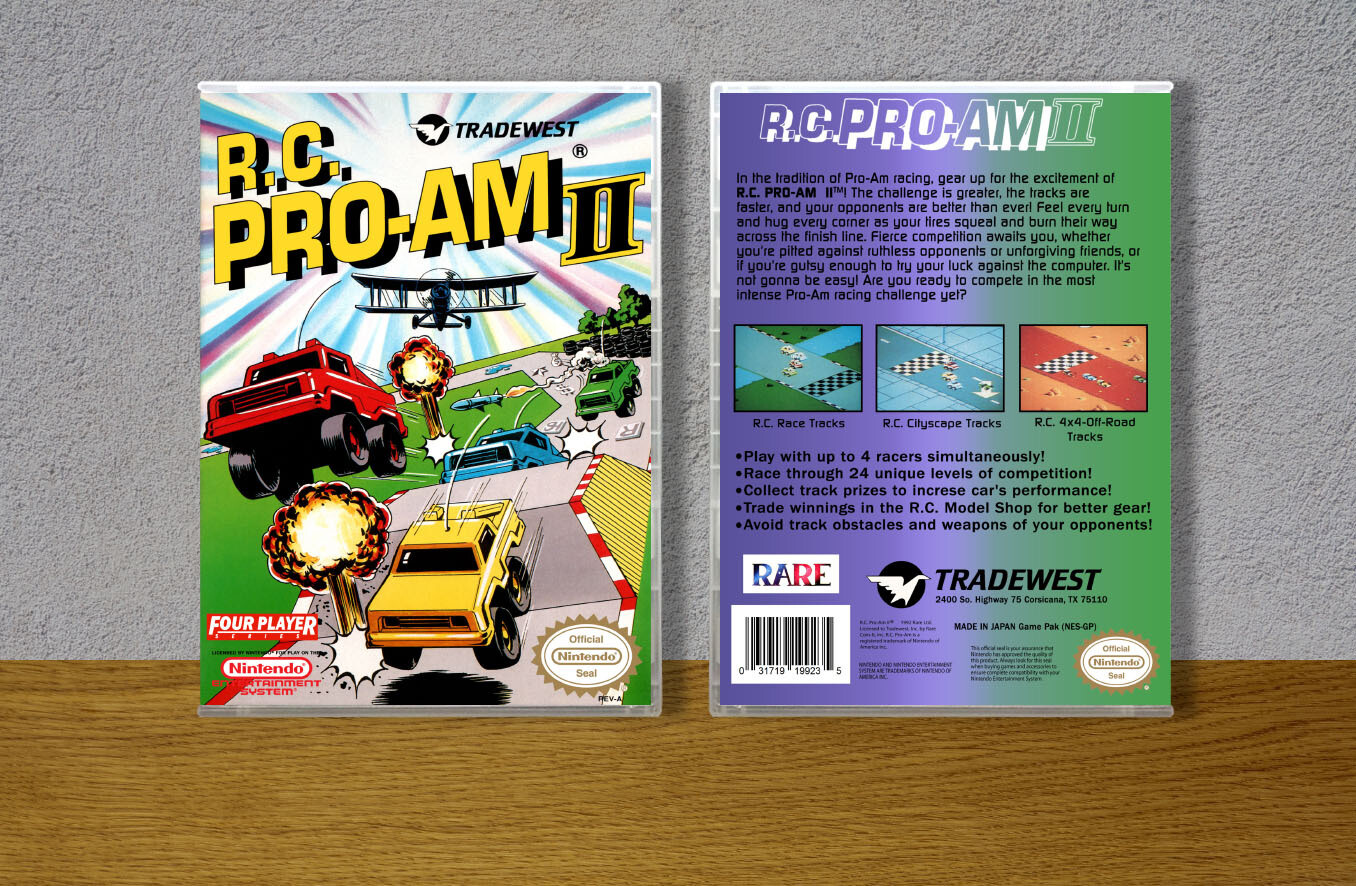 R.C. Pro-Am II, Case Color: CLEAR (Transparent)