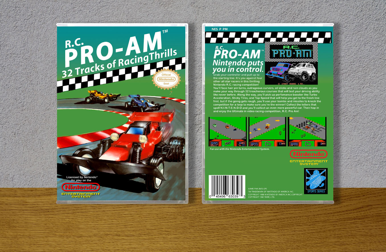 R.C. Pro-Am, Case Color: CLEAR (Transparent)