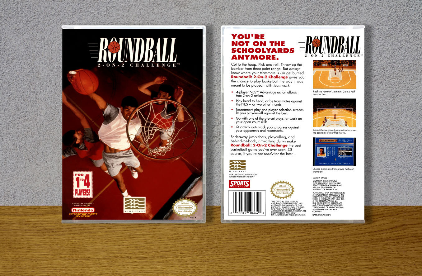 Roundball: 2 on 2 Challenge, Case Color: CLEAR (Transparent)