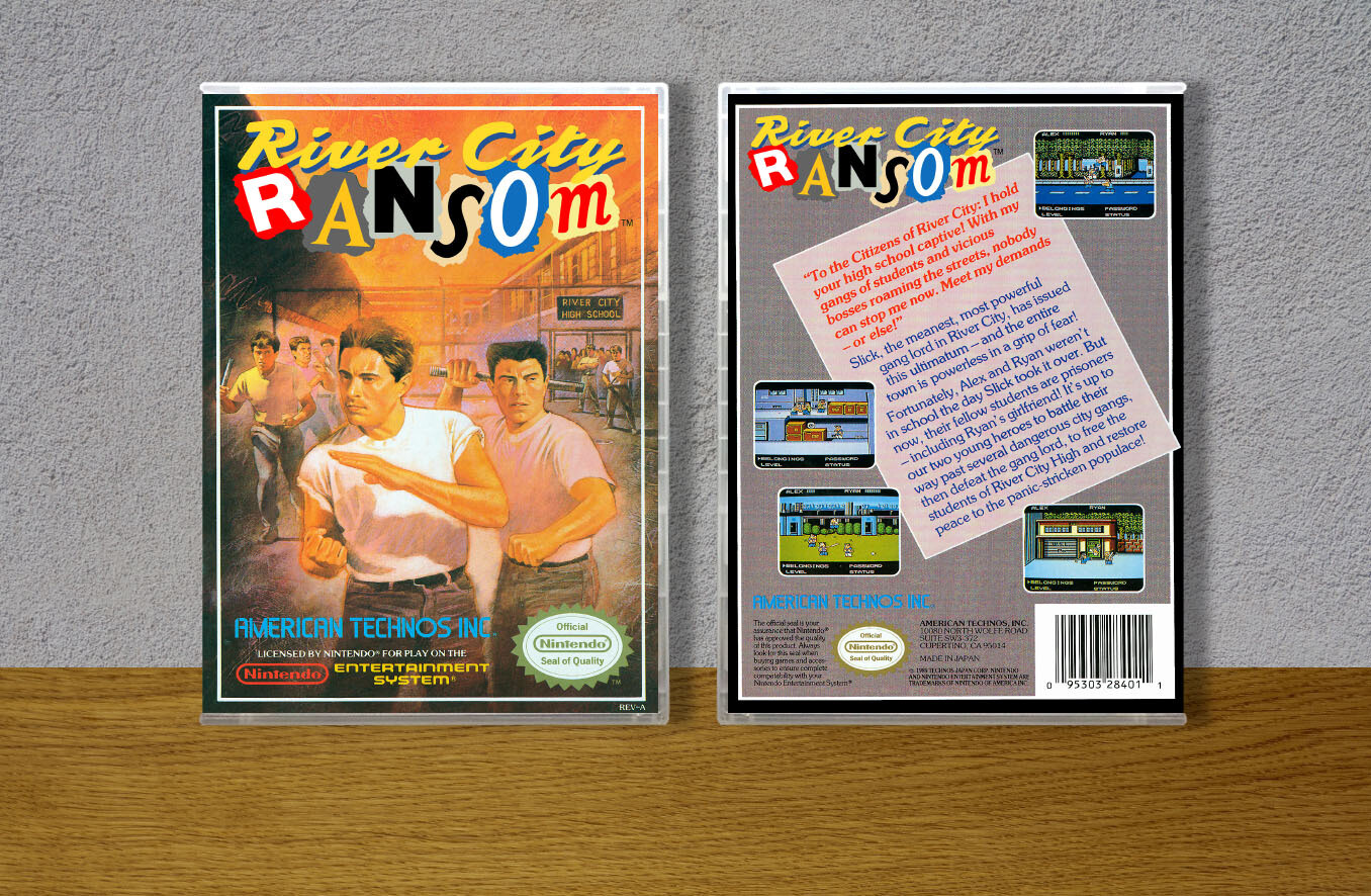 River City Ransom, Case Color: CLEAR (Transparent)