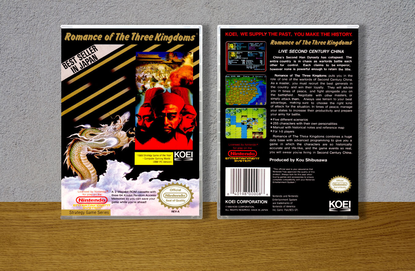 Romance of the Three Kingdoms, Case Color: CLEAR (Transparent)