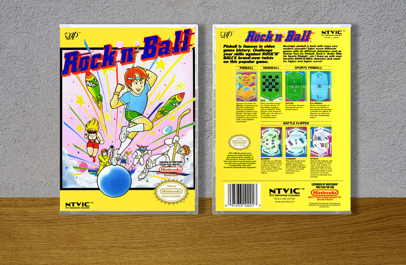 Rock 'N Ball, Case Color: CLEAR (Transparent)