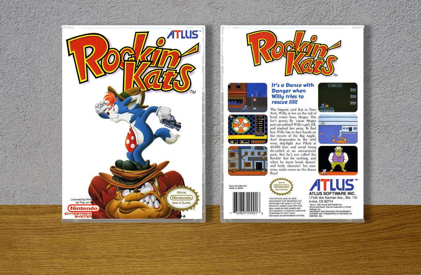 Rockin' Kats, Case Color: CLEAR (Transparent)