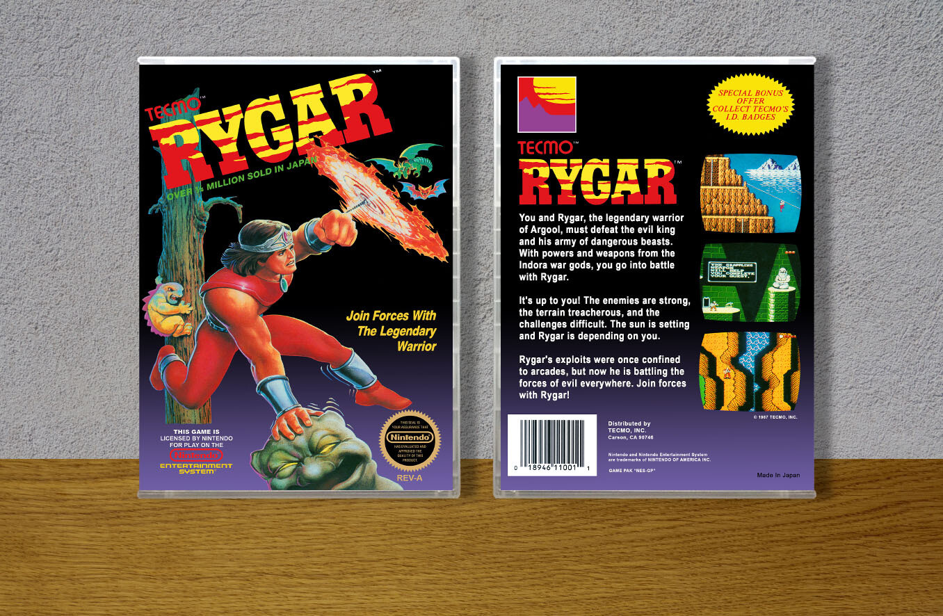 Rygar, Case Color: CLEAR (Transparent)