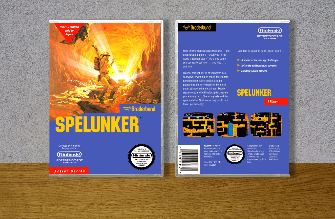 Spelunker, Case Color: CLEAR (Transparent)