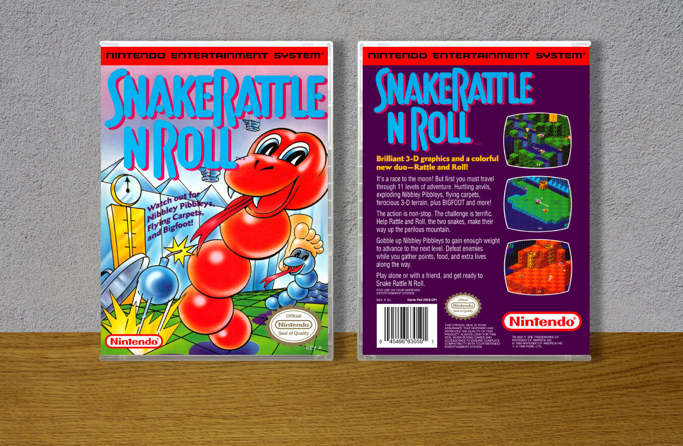 Snake Rattle 'N Roll, Case Color: CLEAR (Transparent)