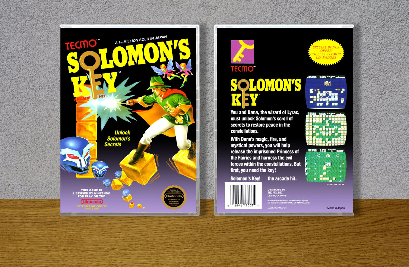 Solomon's Key, Case Color: CLEAR (Transparent)