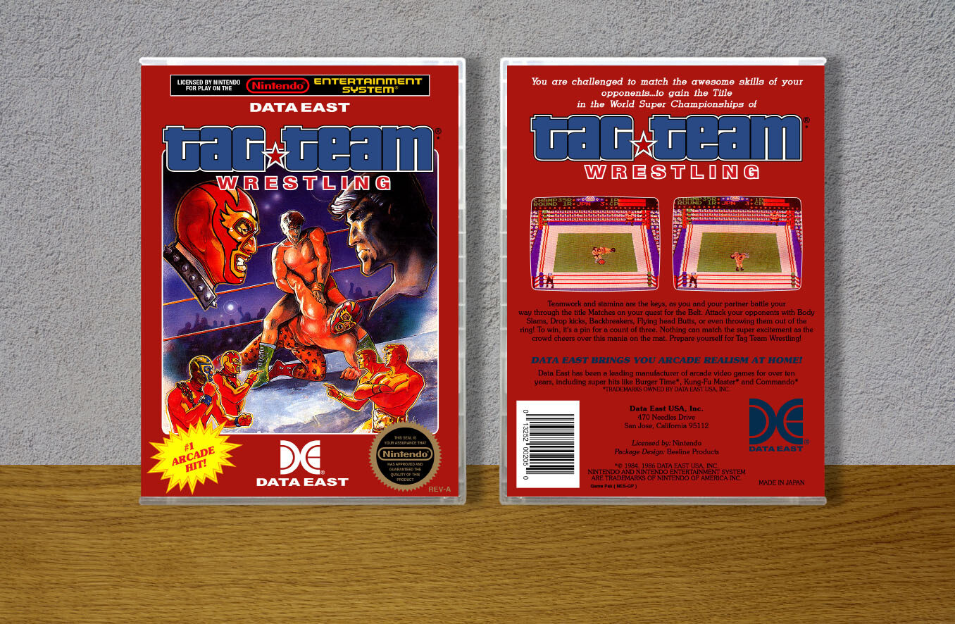 Tag Team Wrestling, Case Color: CLEAR (Transparent)