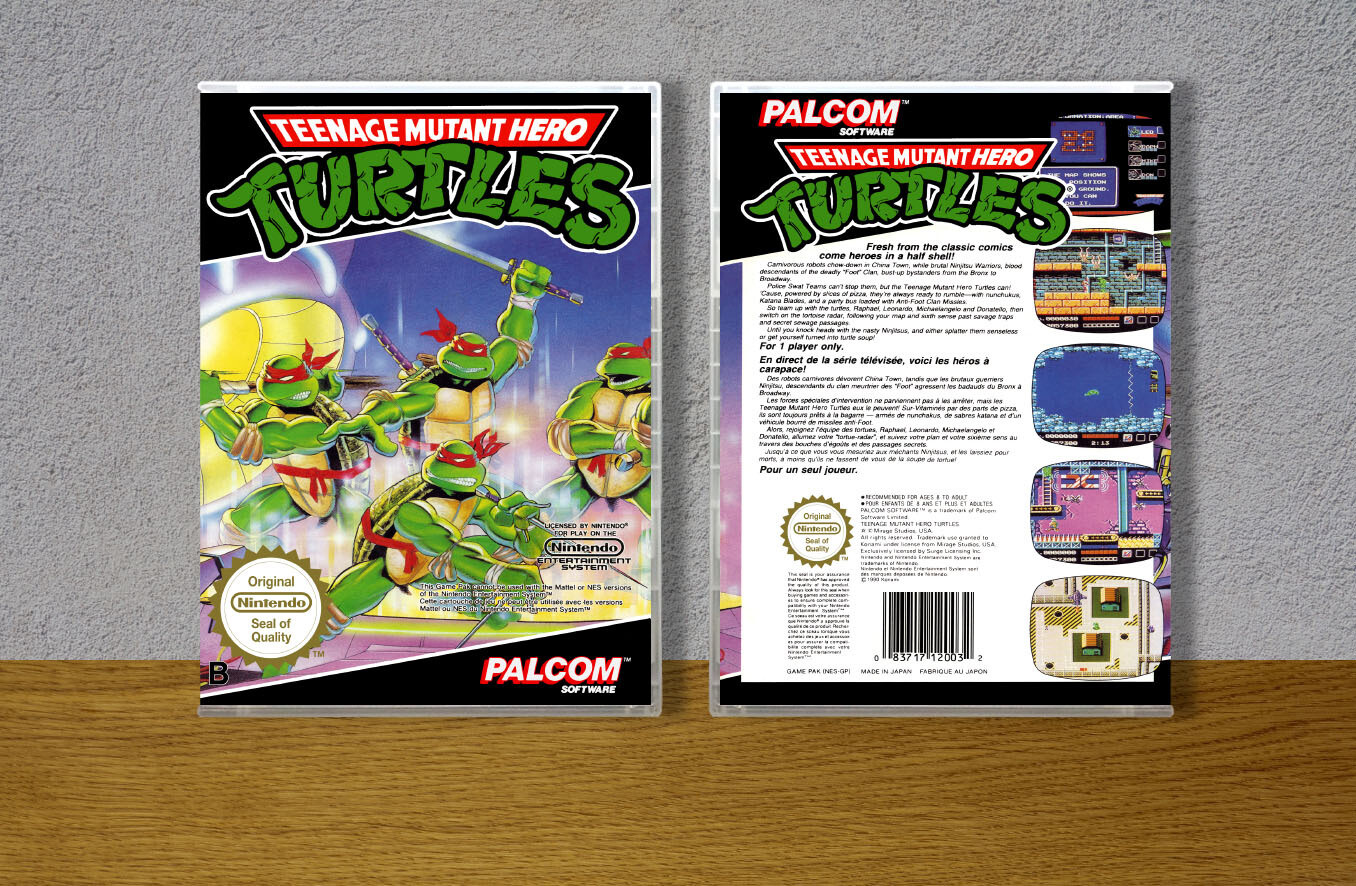Teenage Mutant Hero Turtles (EU), Case Color: CLEAR (Transparent)