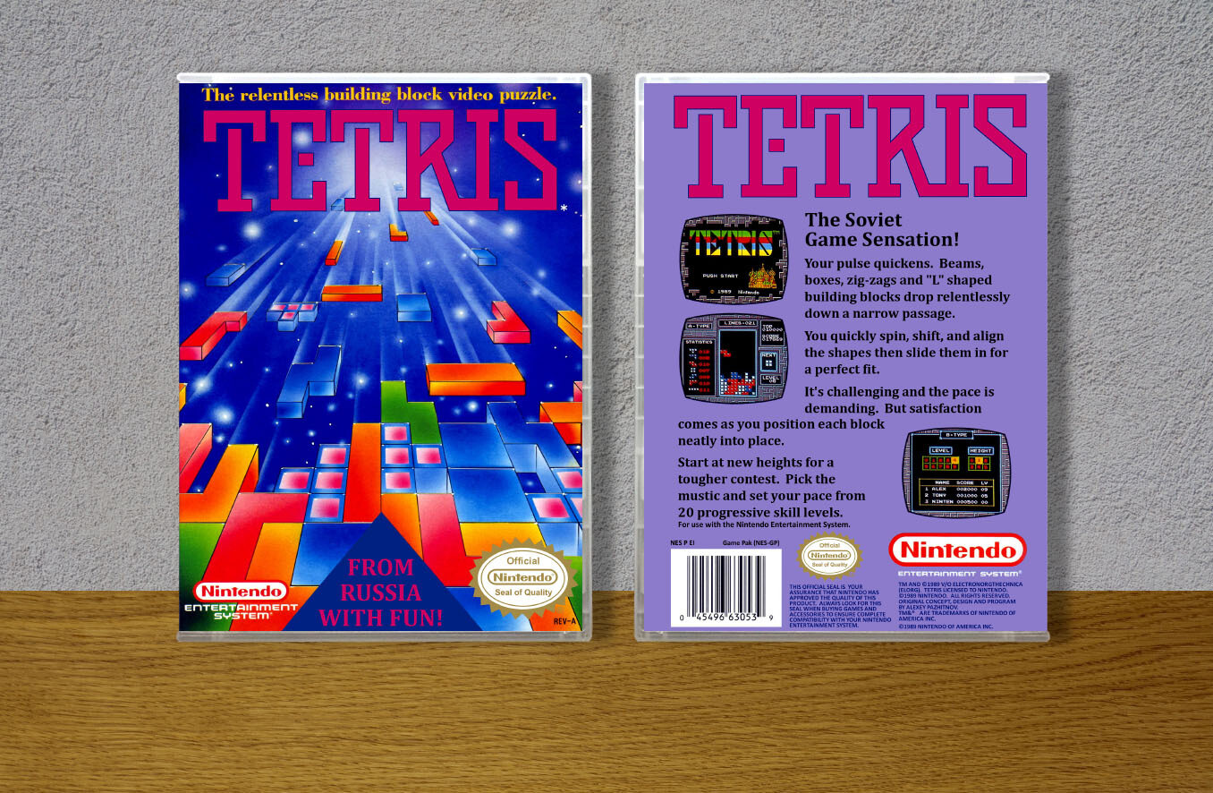 Tetris (Nintendo), Case Color: CLEAR (Transparent)