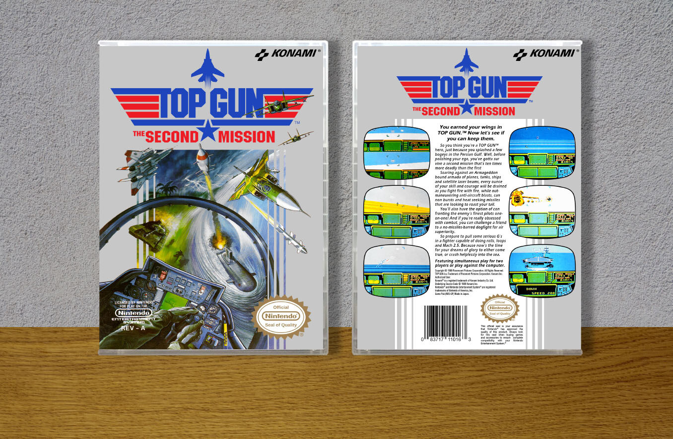 Top Gun: The Second Mission, Case Color: CLEAR (Transparent)
