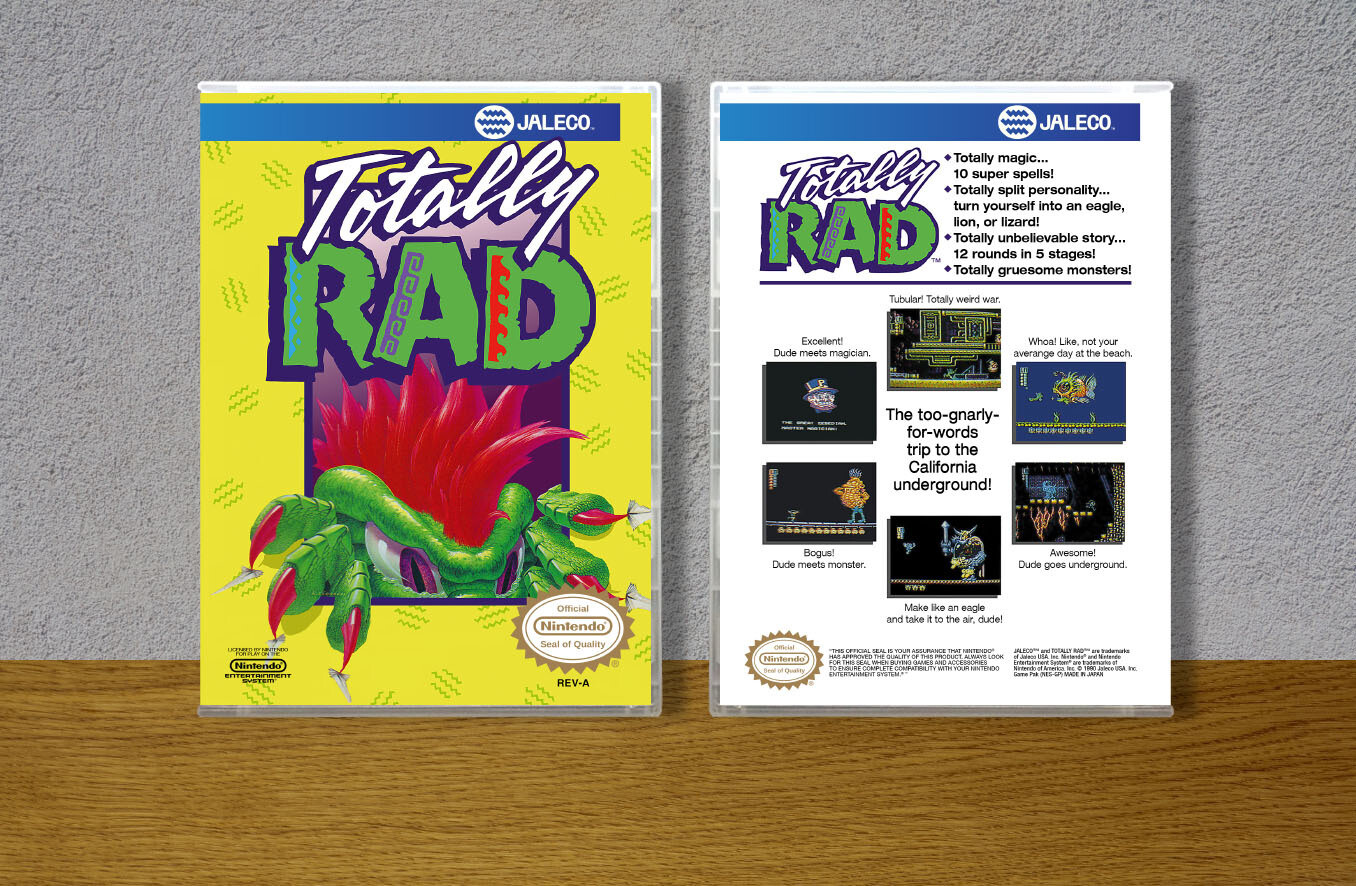 Totally Rad, Case Color: CLEAR (Transparent)