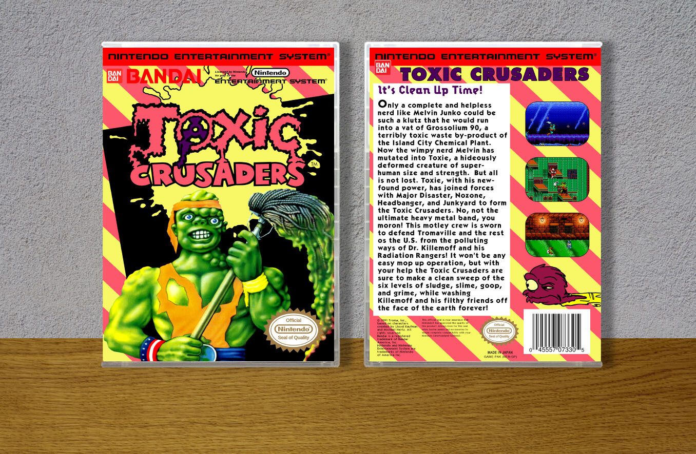 Toxic Crusaders, Case Color: CLEAR (Transparent)