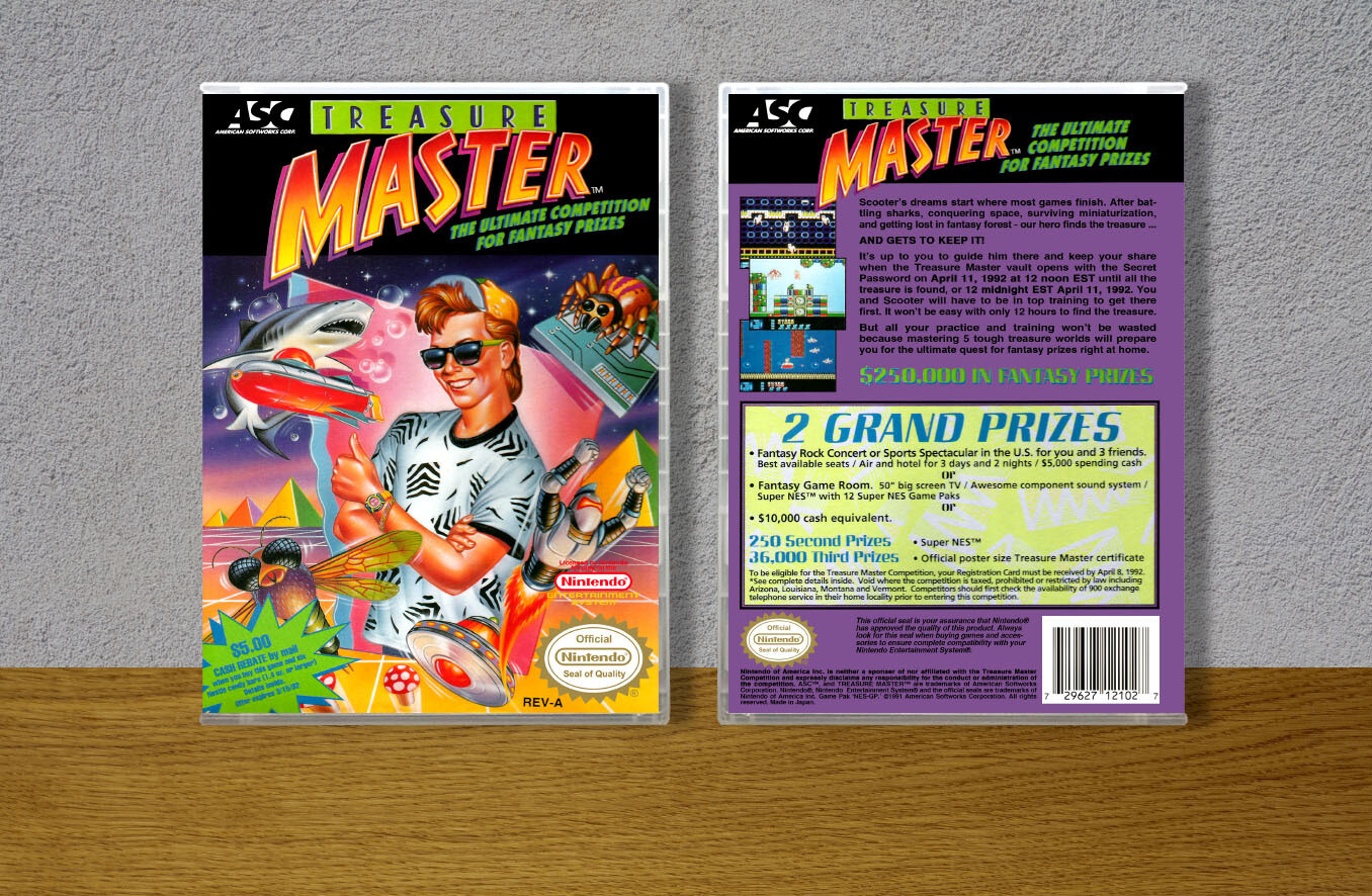 Treasure Master, Case Color: CLEAR (Transparent)